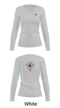 Bureau of Prisons 22428048 Women's Long Sleeve V-neck Shirt - 11