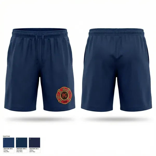 Athletic Shorts With Pockets, Pleasant Grove VFD, Fire Department, Teamtime, Team time, sublimation, custom sports apparel, team uniforms, spirit wear, spiritwear, sports uniforms, custom shirts, team store, custom team store, fundraiser sports, apparel fundraiser