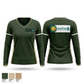 Americare Plus 9057542 Women's Long Sleeve V-neck Shirt - 1