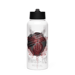 MWSS-172 96924290 Stainless Steel Water Bottle with a Straw Lid