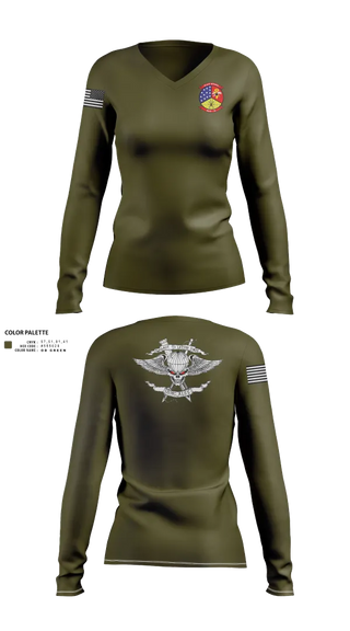 Womens Long Sleeve Vneck Shirt, ALSS, , Teamtime, Team time, sublimation, custom sports apparel, team uniforms, spirit wear, spiritwear, sports uniforms, custom shirts, team store, custom team store, fundraiser sports, apparel fundraiser