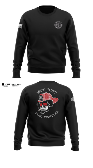 Crew Neck Sweatshirt, 476th EN DET FF, Army, Teamtime, Team time, sublimation, custom sports apparel, team uniforms, spirit wear, spiritwear, sports uniforms, custom shirts, team store, custom team store, fundraiser sports, apparel fundraiser