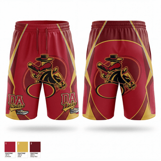 Athletic Shorts With Pockets, DeAnza High School Dons, Track & Field, Teamtime, Team time, sublimation, custom sports apparel, team uniforms, spirit wear, spiritwear, sports uniforms, custom shirts, team store, custom team store, fundraiser sports, apparel fundraiser