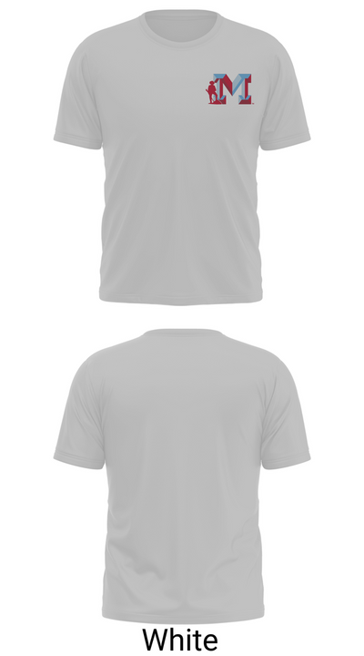 Monterey Plainsmen Girls Soccer 65862405 Old School Cotton Feel Shirt - 10