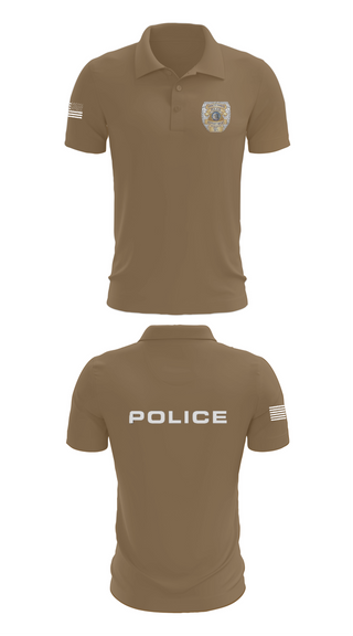 Short Sleeve Performance Polo, Vincennes Police Department, , Teamtime, Team time, sublimation, custom sports apparel, team uniforms, spirit wear, spiritwear, sports uniforms, custom shirts, team store, custom team store, fundraiser sports, apparel fundraiser