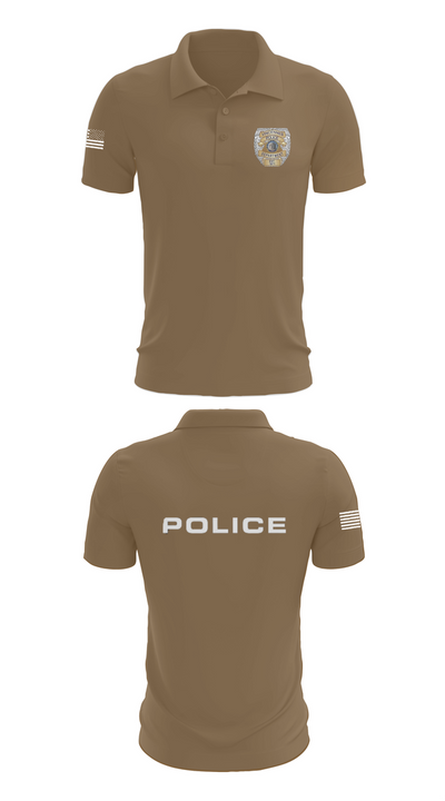 Vincennes Police Department 76255219 Short Sleeve Performance Polo - 7