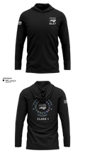 The UNC System BLET Long Sleeve Performance Shirt with hood - 11