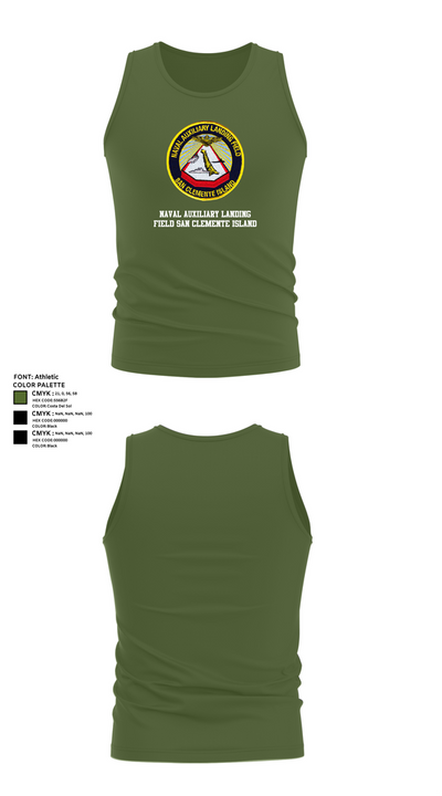 NAVAL AUXILIARY LANDING FIELD SAN CLEMENTE ISLAND 84948296 Tank Top - 56