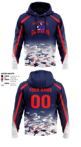Hoodie, Gladwin Gladiators, Ice Hockey, Teamtime, Team time, sublimation, custom sports apparel, team uniforms, spirit wear, spiritwear, sports uniforms, custom shirts, team store, custom team store, fundraiser sports, apparel fundraiser