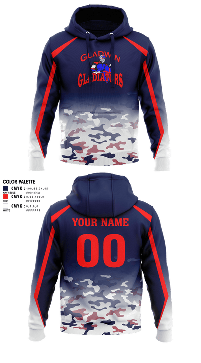 Gladwin Gladiators 9463643 Hoodie - 7