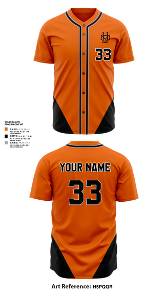 Full Button Baseball Jersey, HAWGS, Baseball, Teamtime, Team time, sublimation, custom sports apparel, team uniforms, spirit wear, spiritwear, sports uniforms, custom shirts, team store, custom team store, fundraiser sports, apparel fundraiser