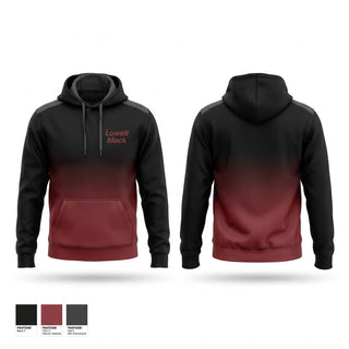 Hoodie, Lowell black, Baseball, Teamtime, Team time, sublimation, custom sports apparel, team uniforms, spirit wear, spiritwear, sports uniforms, custom shirts, team store, custom team store, fundraiser sports, apparel fundraiser
