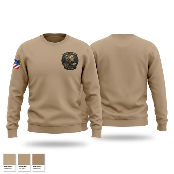 Crew Neck Sweatshirt, FBI PX C-UAS, Police, Teamtime, Team time, sublimation, custom sports apparel, team uniforms, spirit wear, spiritwear, sports uniforms, custom shirts, team store, custom team store, fundraiser sports, apparel fundraiser