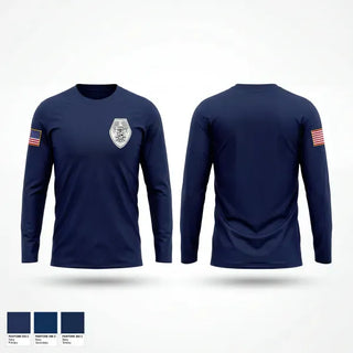 Long Sleeve Performance Shirt, St Charles Police Traffic Unit, Police, Teamtime, Team time, sublimation, custom sports apparel, team uniforms, spirit wear, spiritwear, sports uniforms, custom shirts, team store, custom team store, fundraiser sports, apparel fundraiser