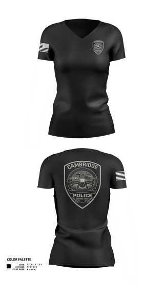 Womens Short Sleeve Vneck Shirt, RDC Outdoors, Police, Teamtime, Team time, sublimation, custom sports apparel, team uniforms, spirit wear, spiritwear, sports uniforms, custom shirts, team store, custom team store, fundraiser sports, apparel fundraiser
