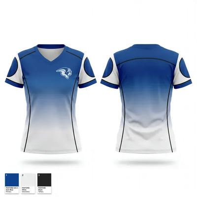 Sutherlin bulldogs 57782923 Women's Short Sleeve V-neck Shirt - 1