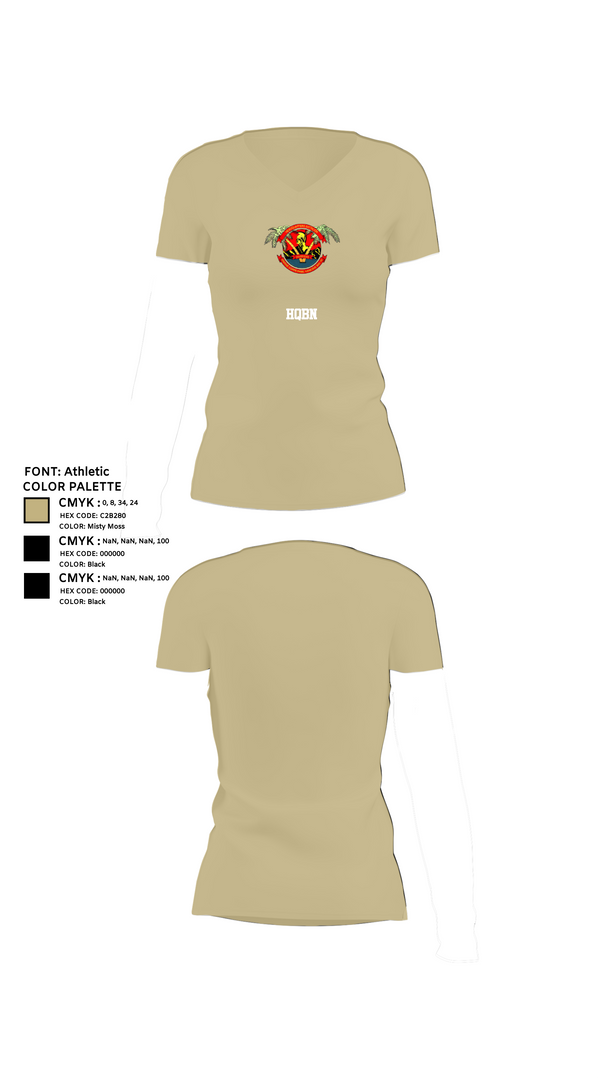 Womens Short Sleeve Vneck Shirt, HQBN, , Teamtime, Team time, sublimation, custom sports apparel, team uniforms, spirit wear, spiritwear, sports uniforms, custom shirts, team store, custom team store, fundraiser sports, apparel fundraiser