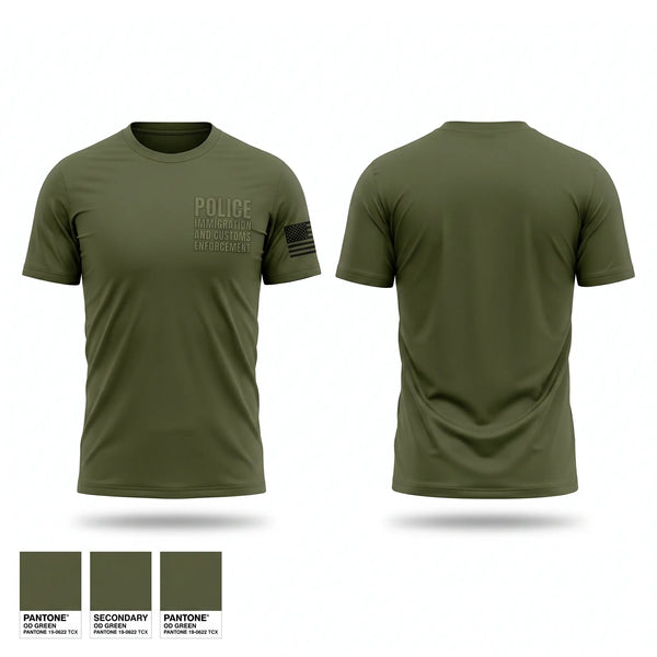 Short Sleeve Performance Shirt, Police - immigration and customs enforcement, Police, Teamtime, Team time, sublimation, custom sports apparel, team uniforms, spirit wear, spiritwear, sports uniforms, custom shirts, team store, custom team store, fundraiser sports, apparel fundraiser