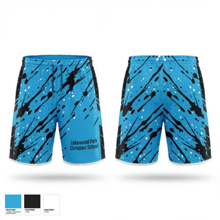 Athletic Shorts With Pockets, Lakewood Park Christian School, Women's Soccer, Teamtime, Team time, sublimation, custom sports apparel, team uniforms, spirit wear, spiritwear, sports uniforms, custom shirts, team store, custom team store, fundraiser sports, apparel fundraiser