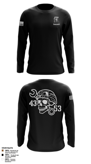 Long Sleeve Performance Shirt, 4-3 AHB, , Teamtime, Team time, sublimation, custom sports apparel, team uniforms, spirit wear, spiritwear, sports uniforms, custom shirts, team store, custom team store, fundraiser sports, apparel fundraiser