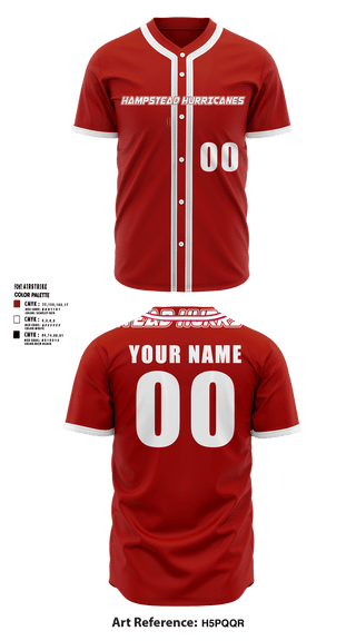 Full Button Baseball Jersey, Hampstead Hurricanes Baseball, Baseball, Teamtime, Team time, sublimation, custom sports apparel, team uniforms, spirit wear, spiritwear, sports uniforms, custom shirts, team store, custom team store, fundraiser sports, apparel fundraiser