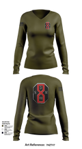 San Dimas Sheriffs Station 85539271 Women's Long Sleeve V-neck Shirt - 103