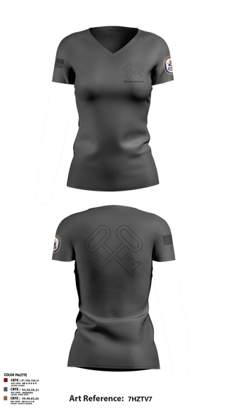 Womens Short Sleeve Vneck Shirt, Uss San Antonio, Navy, Teamtime, Team time, sublimation, custom sports apparel, team uniforms, spirit wear, spiritwear, sports uniforms, custom shirts, team store, custom team store, fundraiser sports, apparel fundraiser