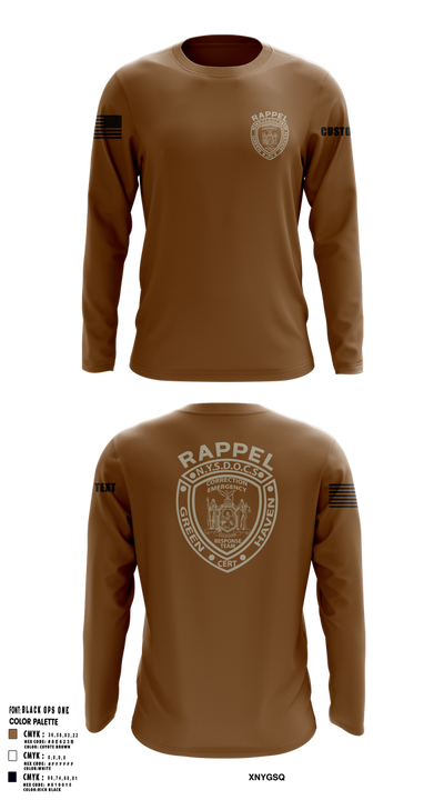 Green Haven CERT 13019233 Long Sleeve Performance Shirt 115