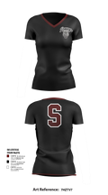 Sobrato HS Bulldogs 65561027 Women's Short Sleeve V-neck Shirt - 3