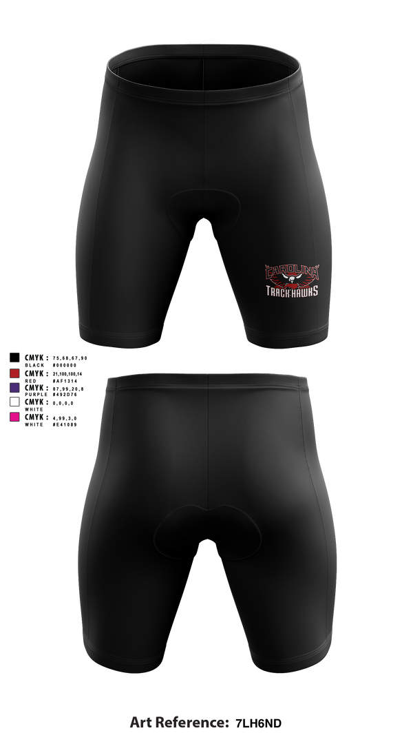 Mens Compression Shorts, Carolina Track Hawks, Track & Field, Teamtime, Team time, sublimation, custom sports apparel, team uniforms, spirit wear, spiritwear, sports uniforms, custom shirts, team store, custom team store, fundraiser sports, apparel fundraiser