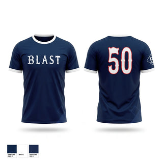 Short Sleeve Performance Shirt, Blast Baseball, Baseball, Teamtime, Team time, sublimation, custom sports apparel, team uniforms, spirit wear, spiritwear, sports uniforms, custom shirts, team store, custom team store, fundraiser sports, apparel fundraiser