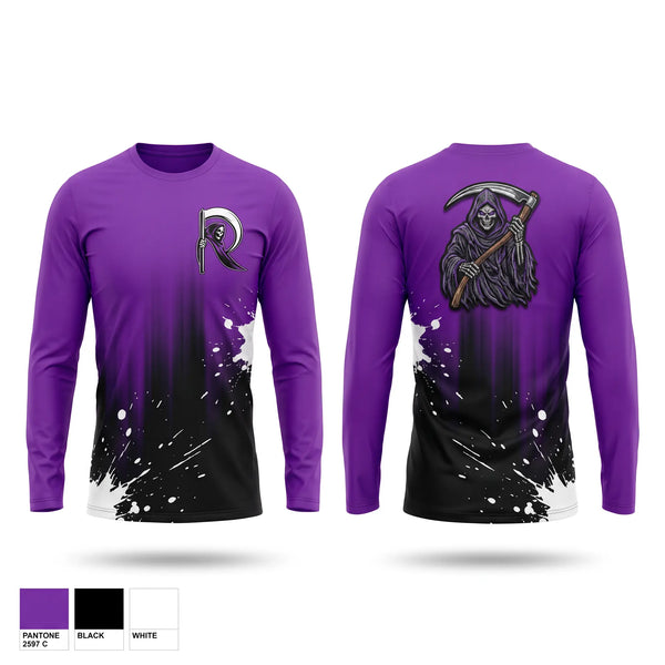 Long Sleeve Performance Shirt, Windy City Reapers, Baseball, Teamtime, Team time, sublimation, custom sports apparel, team uniforms, spirit wear, spiritwear, sports uniforms, custom shirts, team store, custom team store, fundraiser sports, apparel fundraiser