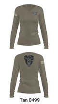 Tactical Patrol Unit 82380696 Women's Long Sleeve V-neck Shirt - 11
