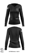 SASPD Women's Long Sleeve V-neck Shirt - 6