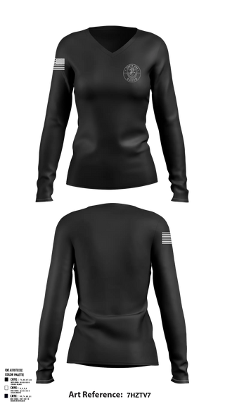 Womens Long Sleeve Vneck Shirt, SASPD, Police, Teamtime, Team time, sublimation, custom sports apparel, team uniforms, spirit wear, spiritwear, sports uniforms, custom shirts, team store, custom team store, fundraiser sports, apparel fundraiser