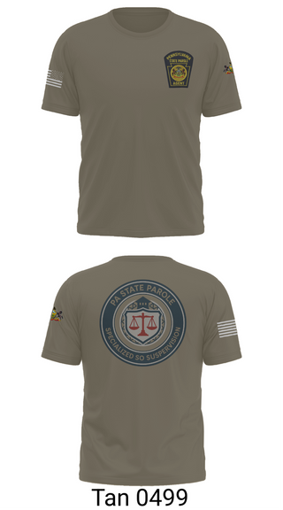 Old School Cotton Feel Shirt, Specialized Sex Offender Supervision, Police, Teamtime, Team time, sublimation, custom sports apparel, team uniforms, spirit wear, spiritwear, sports uniforms, custom shirts, team store, custom team store, fundraiser sports, apparel fundraiser