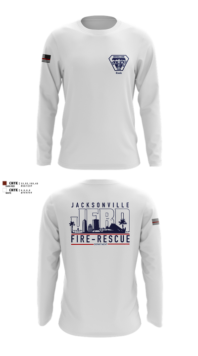 JFRD Critical Care Team 81495664 Long Sleeve Performance Shirt 7
