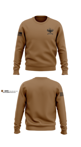 Crew Neck Sweatshirt, 1st PSY-B(A), Army, Teamtime, Team time, sublimation, custom sports apparel, team uniforms, spirit wear, spiritwear, sports uniforms, custom shirts, team store, custom team store, fundraiser sports, apparel fundraiser