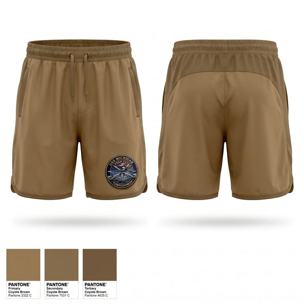 Athletic Shorts With Pockets, USS Michigan TorpedoMan, Navy, Teamtime, Team time, sublimation, custom sports apparel, team uniforms, spirit wear, spiritwear, sports uniforms, custom shirts, team store, custom team store, fundraiser sports, apparel fundraiser