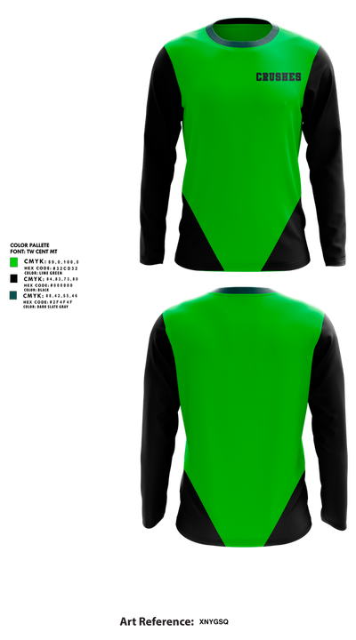 Crushers 25539660 Long Sleeve Performance Shirt 1