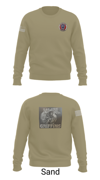 345th TRS 44562231 Crew Neck Sweatshirt - 85