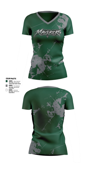Womens Short Sleeve Vneck Shirt, Central Utah Mavericks, Softball, Teamtime, Team time, sublimation, custom sports apparel, team uniforms, spirit wear, spiritwear, sports uniforms, custom shirts, team store, custom team store, fundraiser sports, apparel fundraiser