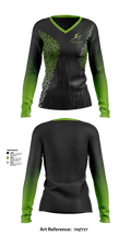 Momentum Gymnastics 76480317 Women's Long Sleeve V-neck Shirt - 41
