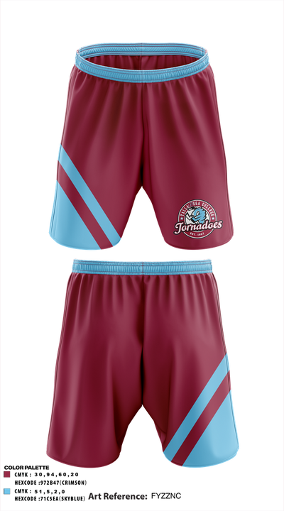 Talladega College Women’s Soccer 63992332 Athletic Shorts With Pockets - 3
