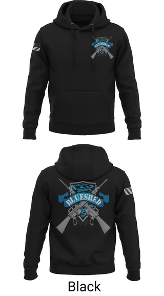 Hoodie, Blueshed Gun Shop, , Teamtime, Team time, sublimation, custom sports apparel, team uniforms, spirit wear, spiritwear, sports uniforms, custom shirts, team store, custom team store, fundraiser sports, apparel fundraiser