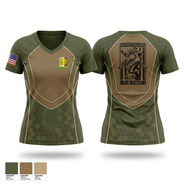 Womens Short Sleeve Vneck Shirt, 351st, Army, Teamtime, Team time, sublimation, custom sports apparel, team uniforms, spirit wear, spiritwear, sports uniforms, custom shirts, team store, custom team store, fundraiser sports, apparel fundraiser