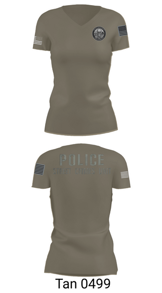 Womens Short Sleeve Vneck Shirt, STREET CRIMES, , Teamtime, Team time, sublimation, custom sports apparel, team uniforms, spirit wear, spiritwear, sports uniforms, custom shirts, team store, custom team store, fundraiser sports, apparel fundraiser