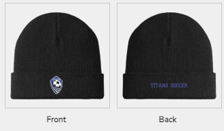 Coal Ridge Soccer Knit Cuff Logo Beanie