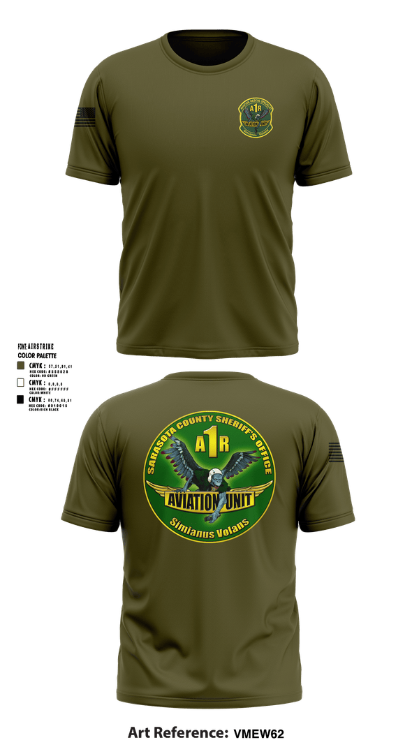 Short Sleeve Performance Shirt, Sarasota County Sheriff’s Office Aviation Unit, Police, Teamtime, Team time, sublimation, custom sports apparel, team uniforms, spirit wear, spiritwear, sports uniforms, custom shirts, team store, custom team store, fundraiser sports, apparel fundraiser