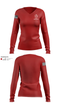 Retired 74998904 Women's Long Sleeve V-neck Shirt - 102